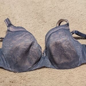 Cacique Lace Underwire Bra - Blue